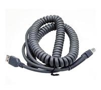 JIESOUSIN Cable USB para el símbolo Zebra Motorola Barcode Scanner USB a RJ45, CBA-U01-S07ZAR LS2208-SR DS2208 DS2278 DS8178 LS1203 LS4208 DS4208 DS9208 DS4308 LI4278 LS9203 (5 metros - Rizado)