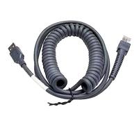 JIESOUSIN Cable USB para el símbolo Zebra Motorola Barcode Scanner USB a RJ45, CBA-U01-S07ZAR LS2208-SR DS2208 DS2278 DS8178 LS1203 LS4208 DS4208 DS9208 DS4308 LI4278 LS9203 (3 metros - Rizado)