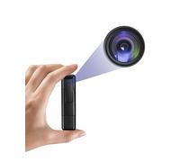 JieSuDa Mini cámara de vídeo 1080P Full HD Body CAM con Clip de Bolsillo Portátil Pequeñas Cámaras Deportivas DV para el Hogar, Oficina, Seguridad, Mini Cámara de Policía de 32GB Tarjeta de Memoria