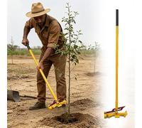 Jievmrs Extractor de Postes Extractor de Árboles de Alta Resistencia con Mango Largo, Herramienta para Extraer Tocones y Árboles Jóvenes, Extractor de Raíces y Cercas para Exteriores