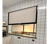 Jievmrs Puerta Plegable Kit de Ventana Corrediza para Concesionarios, Puerta Plegable con Marco de Aluminio y Mosquitera No Tejida, Puerta Retráctil Tipo Acordeón Empotrada(60x75cm/24x29in)