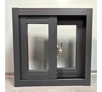Jievmrs Ventana Ventana Abatible Gris para Cobertizo/Gallinero, Ventanas Corredizas Horizontales para Sótano/Granero, Ventanas de Repuesto para Casas en Los Árboles(18x22in/50x55cm)