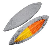 JIEXUHDE Cubierta de Kayak, Cubierta de Almacenamiento de Canoa, Funda de Kayak Universal Profesional para Pesca Barco, Canoa, Kayak Almacenamiento Al Aire Libre(Size:6.0m/19.6ft,Color:Gris)