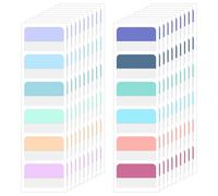 JIEYAO 120 pestañas adhesivas para cuadernos, pestañas de índice adhesivas de libros de colores, pestañas de anotación reposicionables, pestañas adhesivas pastel, marcadores de página para anotar