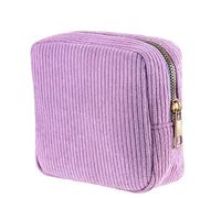 JIEYAO Bolsa de almacenamiento de servilletas sanitarias de pana, bolsa de período portátil para adolescentes, bonita bolsa de período, bolsa suave para copa menstrual, bolsa de primera almohadilla