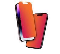 JIEYKJO Protector de pantalla de privacidad para iPhone 16 Plus (6.7 pulgadas), película flexible, degradado colorido, antiluz azul, antirreflejos, pantalla de filtro ultravioleta