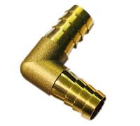JIEYUZYUO 1 Pieza de Conector de Codo de Ede Manguera de 3, 4, 5, 6, 8, 10, 12, 14, 16, 19 Y 25 Mm, Adaptador de 90 Grados para Transferencia de Combustible./Elbow/10Mm To 8Mm Barb