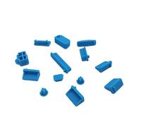 JIEYUZYUO 13/16Pcs Colorful Silicanti Dust Plug Cover， Stopper Laptop Dust Plug Laptop Dustproof， Usb Dust Plug/16Pcs Blue