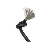 JIEYUZYUO 1M Heat-Resistant Cable 30 28 26 24 22 20 18 16 15 14 13 12 10 Awg Ultra Soft Silicone,High Temperature Flexible Copper/Black/15Awg
