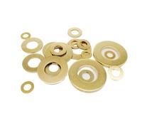 JIEYUZYUO 20/100 Arandelas Planas de Latónizo Yre, M2/M2.5/M3/M4, M5, M6, M8, M10 Y M12/ Color/20Pcs M10*20 * 1.2Mm