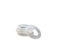 JIEYUZYUO 20/50 Juntas Tóricas de Silicona Blanca de 2,65 Mm, Juntas Tóricas de Silicona de 6/7,1/7,5/8/18/19/20 Mm de Diámetro Interior, Junta Tórica de Caucho de Silicona Vmq./50Pcs/18 * 2.65Mm