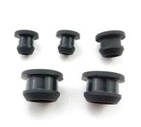 JIEYUZYUO 5-30Mm Silicseal End Caps Round Rubber Gasket Stopper 10Pcs/Black/a 8.5Mm (10Pcs)