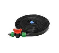 JIEYUZYUO Cinta de Goteo de 16 Mm, de Riego por Goteo, Manguera Plana Aerodinámica de Remojo de 0,2 Mm/150M-01
