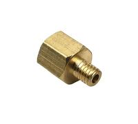 JIEYUZYUO Conector de Latón Recto para Tubería de Latón, Boquilla de Acoplamiento, Unión de Compresión, Lubricación, M6, M8 Y M10, Rosca Hembra Aho Bsp de 1/8" Y 1/4" Aceite/1L8 Bspp - M12*1.5Mm/1Pc