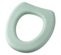 JIEYUZYUO Fundas para Asientos de Inodoro, Lavables, de Espuma, con Adhesivo, Impermeables, de Silicona, Reutilizables, para Las Cuatro Estaciones/Green1