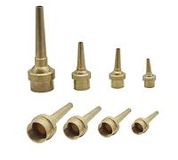 JIEYUZYUO Ornamental Brass Straight Jet Fountain Nozzles Garden Landscape Radial Water Column Adjustable Sprinklers 1Pc 1/2" 3/4" 1" 1.5"/1I2 Inch