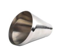 JIEYUZYUO Reductor Excéntrico de Acero Inoxidable 304, Diámetro Exterior de 19 Mm a 102 Mm, para Sola Tope, Accesorios Sanitarios, Cerveza Casera./ Color/89Mm To 57Mm