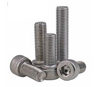 JIEYUZYUO Tornillos Ts, 2/3/5 Unidades, M10, M12, M14, M16, Din912, Acero Inoxidable 304, Tornillos de Cabeza Hexagonal con Hexágono Interior para Bicicleta Rosca Métrica/2 Pcs/M14 * 50