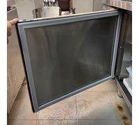 JIEZM Junta de la Puerta del alimento Fresco, Conjunto de Sello de la Puerta Universal Sello magnético Sello de Goma para Sujetar en el refrigerador,Gris
