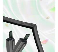 JIEZM Piezas Kit de reparación Universal Sello de Goma Junta de Puerta para Nevera congelador Personalizado adecuación,Negro
