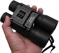 JIEZM Telescopio monocular, binoculares HD 40x60 Potente Alcance con Zoom Telescopio de Largo Alcance Monoculares Dobles Telescopio Gran Angular Accesorio de Caza