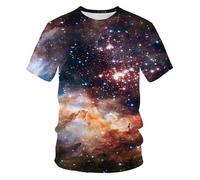 JIFENLI Hombre 3D Estampado Camiseta Fotografía De Verano Paisaje Al Aire Libre Perro De Caza Motocicleta Camiseta Unisex Con Impresión Digital 3D Cuello Redondo Manga Corta Suelta Elástica Media Mang