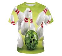 JIFENLI Hombre 3D Estampado Camiseta Fotografía De Verano Paisaje Al Aire Libre Perro De Caza Motocicleta Camiseta Unisex Con Impresión Digital 3D Cuello Redondo Manga Corta Suelta Elástica Media Mang