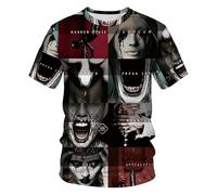 JIFENLI Hombre 3D Estampado Camiseta Moda De Verano Creativo Divertido Economía del Cuerpo Humano Camisetas Gráficas Hombre Casual Hip Hop Harajuku Streetwear Tops