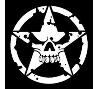 JIFENLI Pegatina De Calavera Para Coche Calavera Divertida Calcomanía Decorativa Creativa Para Tapa De Tanque De Gasolina Calcomanía De Arañazo Moldeo De Vinilo 19Cm