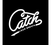 JIFENLI Pegatinas Para Automóviles 16Cmx13.1Cm Catch Your Breath Creative Fun Balck Sliver Decor