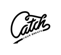 JIFENLI Pegatinas Para Automóviles 16Cmx13.1Cm Catch Your Breath Creative Fun Balck Sliver Decor