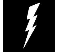 JIFENLI Pegatinas Para Automóviles 6.2Cmx17.4Cm Simple Panoramic Domineering Un Rayo De Trueno Se Precipitó Vívido