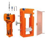 Jig Con Bisagra De Puerta - Guía De Modelo De Enrutador Ajustable, Herramienta De Mortuación De Bloqueo De Precisión | Kit De Instalación De Trabajo De Madera, Dispositivo De Corte Profesional, Modelo