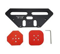 Jig Corner, Radius Routing Template, Arc Cutting Guide Stencil Tool, Aluminio Alloy Router Accessory for Home Carpentry, Woodworking Furniture Edges, Projects 11.02x5.71x1.42 pulgadas