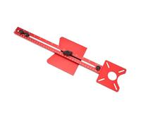 Jig de Corte de Círculo de Enrutador Desmontable, Guía de Ranura de Fresado de Enrutador de 4 en 1, Guía de Corte de Círculo de Enrutador Ajustable, Herramienta de Plantilla de Enrutador de Aleación