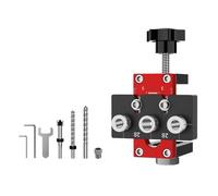 Jig de Espigas | Herramienta Manual Portátil Multifuncional de Aleación de Aluminio | Plantilla Autocentrante Para Espigas | Para Carpintería, Fabricación De Muebles, Corte De