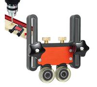 Jig Guide Bearing, Aluminio Guide Roller, Table Saw Jig, Table Saw Accessories, 10 x 12,4 x 1,6 cm, Adjustable Pressure Table Saw Feeding Guide Roller for Mejora Precision and Stability Saws
