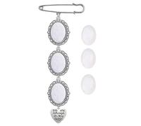 JIgeren Broche para fotos, diseño de ramo de boda, diseño de corazón, 3