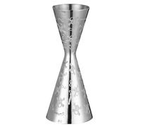 Jigger Cocktail Jigger de estilo integrado, barra cóctel doble, medida con herramientas patrón grabado(Color 3 1oz 2oz)