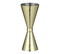 Jigger Coctel Barra medidora de cóctel doble, Jigger medidor licor, taza Martini, herramienta medición(Ring Gold 30 45ml)