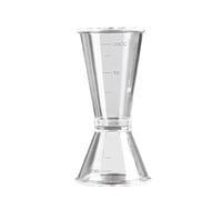 Jigger Coctel Jigger de doble cabezal, barra medidora cóctel plástico, 10ml/20ml, medidor(10 20ml)