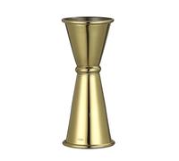 Jigger de cóctel de cono, acero inoxidable Multicolor, doble extremo, medida precisa, a prueba de fugas(30 45ml Gold)