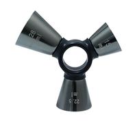 Jigger De Coctelería,Medición Ergonómica y de Alta Resistencia | Vaso Medidor y Jigger para Todo Tipo de Cócteles | Para Adultos, Profesionales, Entusiastas, Amantes, Familias Y Amigos