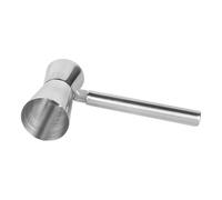 Jigger Para Cócteles, Jiggers de Alcohol de Doble Cara de Acero Inoxidable | Accesorio de Mixología Herramienta de Medición para Alcoholes Copa de Licor para Casa Picnic Entusiastas Principiantes