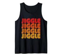 Jiggle Funny Jiggles Wiggle Jig Gelatina Lindo Shake Dance Fan Camiseta sin Mangas