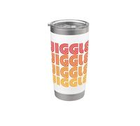 Jiggle Funny Jiggles Wiggle Jig Gelatina Lindo Shake Dance Fan Vaso térmico de acero inoxidable de doble pared