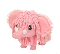 Jiggly Pets Elefante de juguete andador c/música y sonido rosa