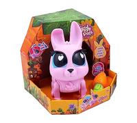 Jiggly Pets - My Walking Rabbit, Pixie The Rabbit, Conejito Interactivo, Mascota de Goma blandita Que anda y Canta, con Efectos de Sonido, Juguete para niños Desde 4 años, Famosa, (JGG01000)