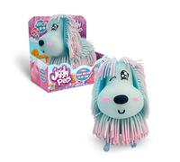 Jiggly Pets - Pup Azul, Perrito Que Camina, Baila y se Agita al Ritmo de la Música, Incluye Expresiones Faciales, Efectos de Sonido, Pelo Suave y Elástico, Niños 4 años+, Famosa (JGG03200)