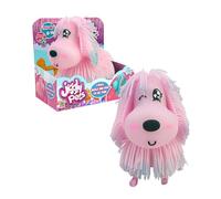 Jiggly Pets - Pup Rosa, Perrito Que Camina, Baila, se Agita al Ritmo de Música, Incluye Expresiones Faciales, Efectos de Sonido, Pelo Suave, Elástico, Niños de 4 años+, Famosa (JGG03100)